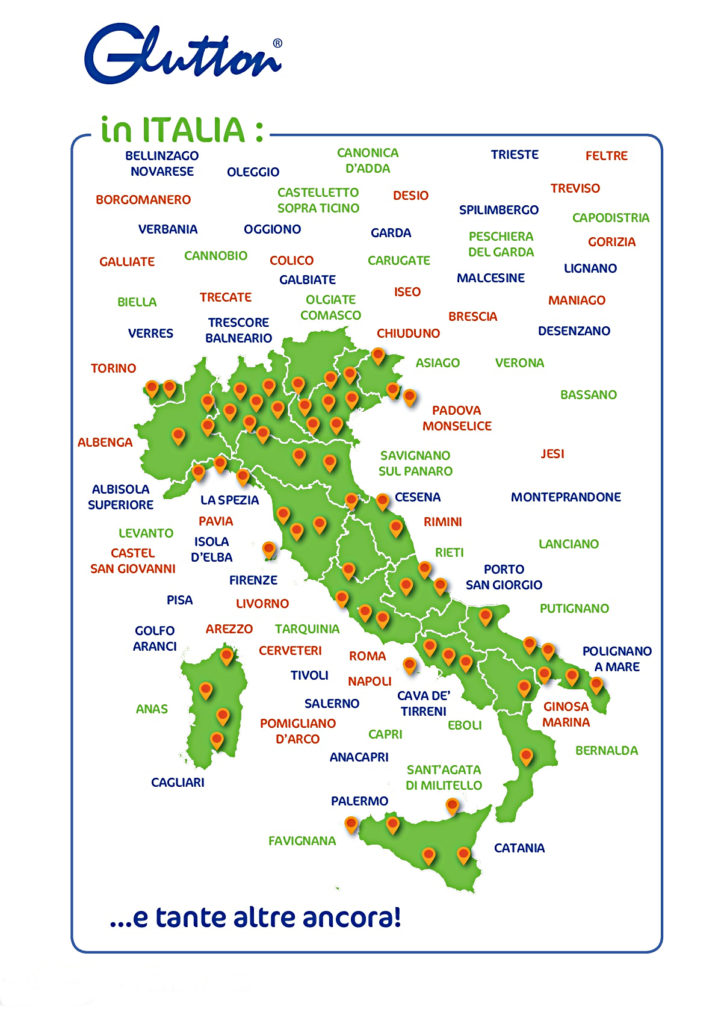 Glutton in Italia e nel Mondo