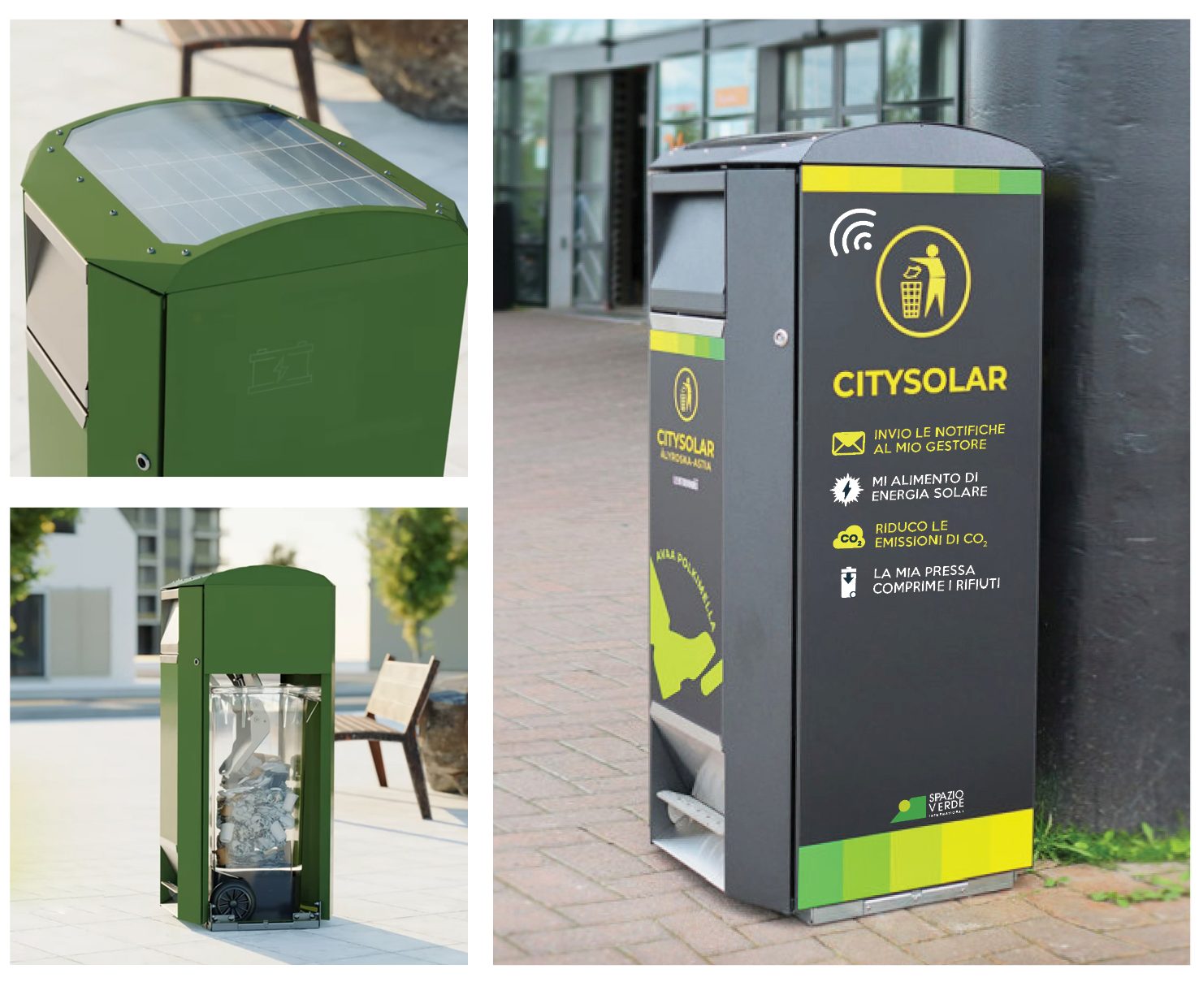 Cestini Intelligenti Finbin Citysolar