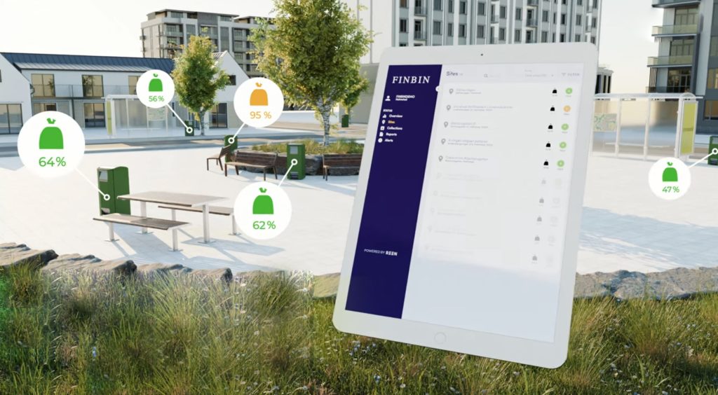 Software monitoraggio cestini intelligenti