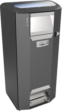 Finbin Citysolar cestino intelligente compattante 120 litri